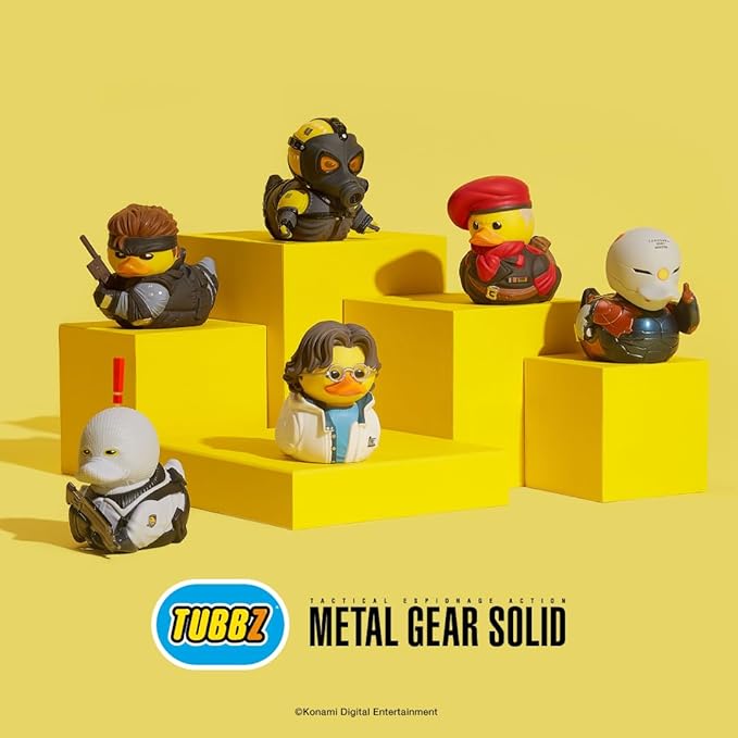 TUBBZ Boxed Edition: Metal Gear Solid - Dr Hal Otacon Emmerich Cosplaying Rubber Duck Vinyl Figure