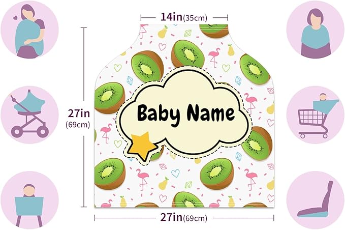 Baby Car Seat Stroller Cover Nursing Cover New Mom Breastfeeding Scarf Soft Stretchy Infant Carrier Cover Car Canopy Coverage