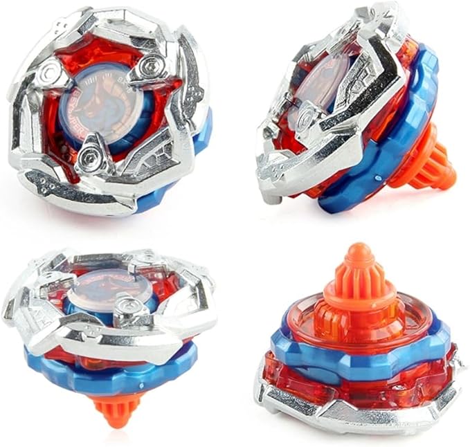ASVEXKW Battling Set, Spinninning Top Burst Toy Combat Battling Game Set, Spinning & Launchers Stadium, Birthday Gift for Boys, bx 8 Spinning Tops (08-2)