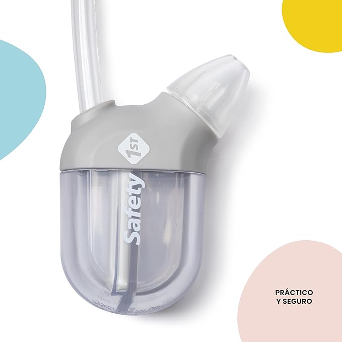 Safety 1st BoogEase Nasal Aspirator, Grey (Pack of 2)