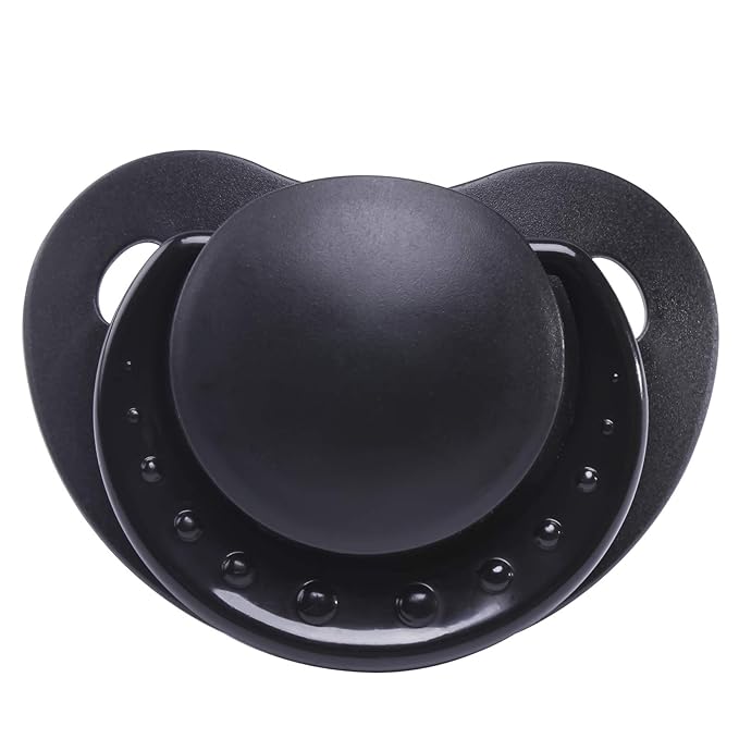 Littleforbig Smallshield Adult Sized Pacifier Black