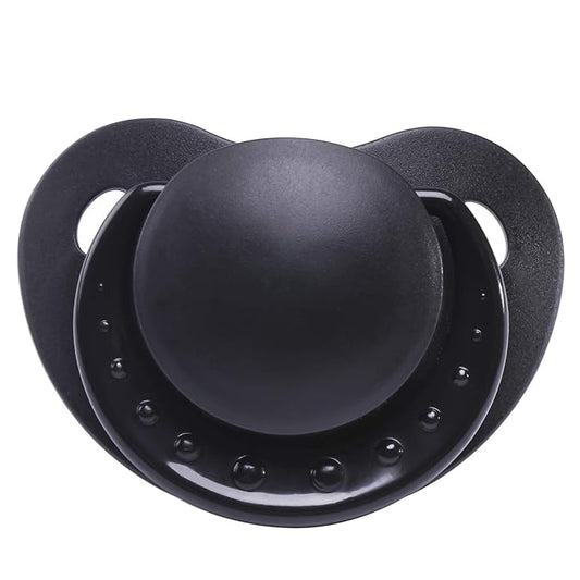 Littleforbig Smallshield Adult Sized Pacifier Black
