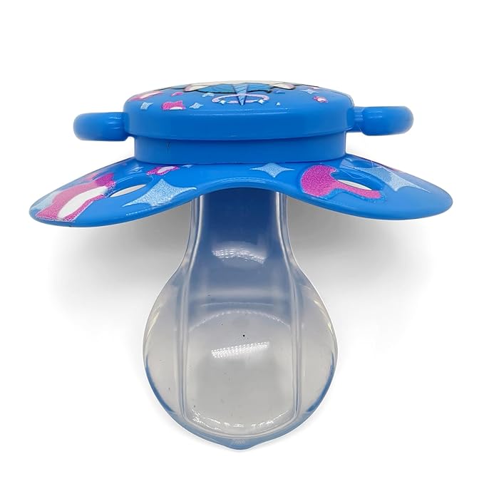 Big Shield Adult Pacifiers for Sleep: Pacifier for Adult with Paci Clips
