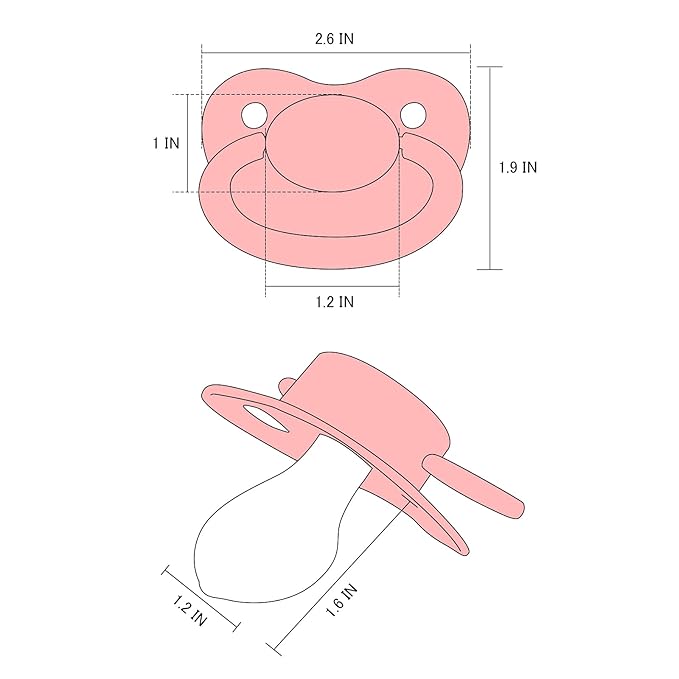 LittleForBig BigShield Generation-I Pacifier Pink