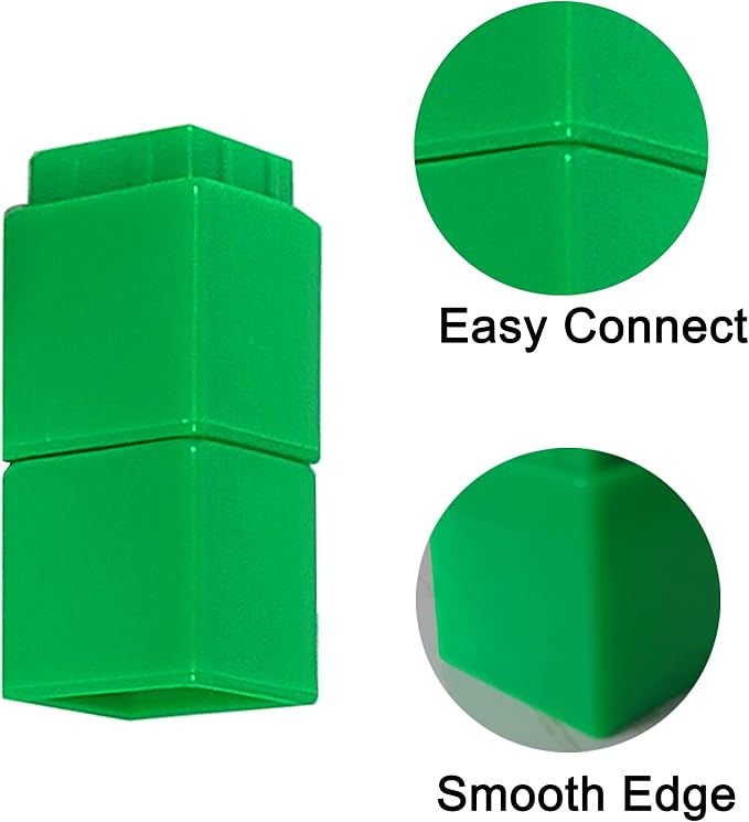 KUTOI Math Manipulatives Counting Cubes, Educational Math Linking Cubes, Classroom Toys Kindergarten Learning Materials Homeschool Supplies,Set of 100 Math Cubes for Kids Ages 3+