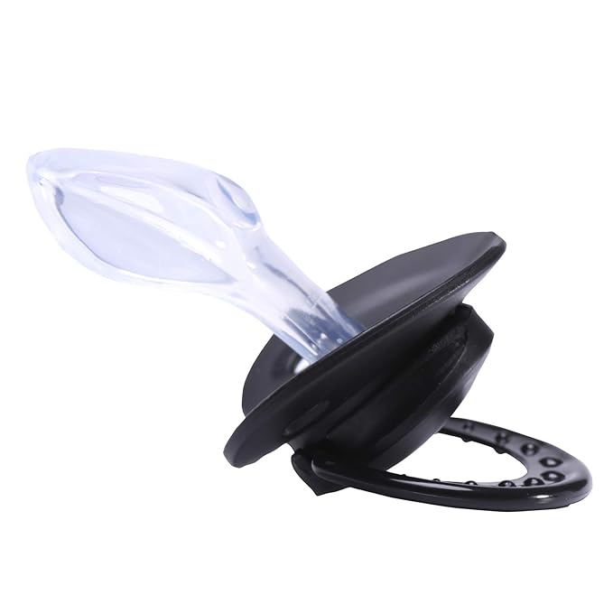 Littleforbig Smallshield Adult Sized Pacifier Black