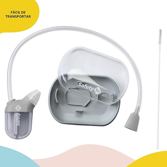 Safety 1st BoogEase Nasal Aspirator, Grey (Pack of 2)