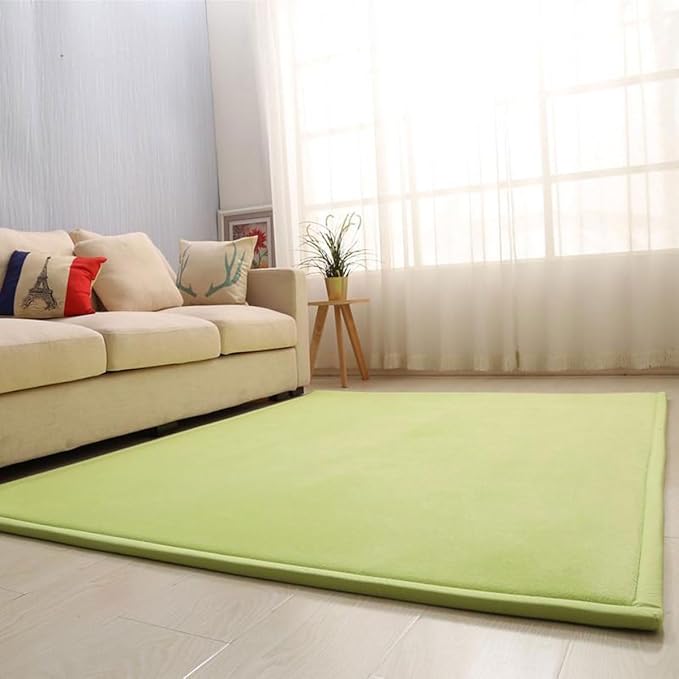 Play Crawling mat for Nursery Baby, Extra Soft Activity Floor Mat for Kids Playroom Bedroom-green-60 * 100cm