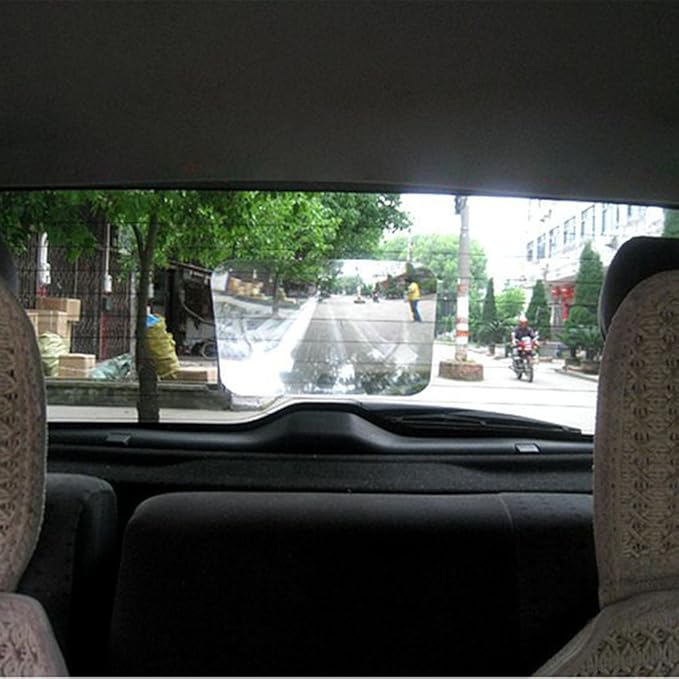 Rv Rear Window Magnifier Auto Wide Angle Lens 7.87 10.04 Inch Car Vehicle Reversing Parking Rear Window Lens Sticker Transparent Automobile Wide Angle Rear Lens For Car Window