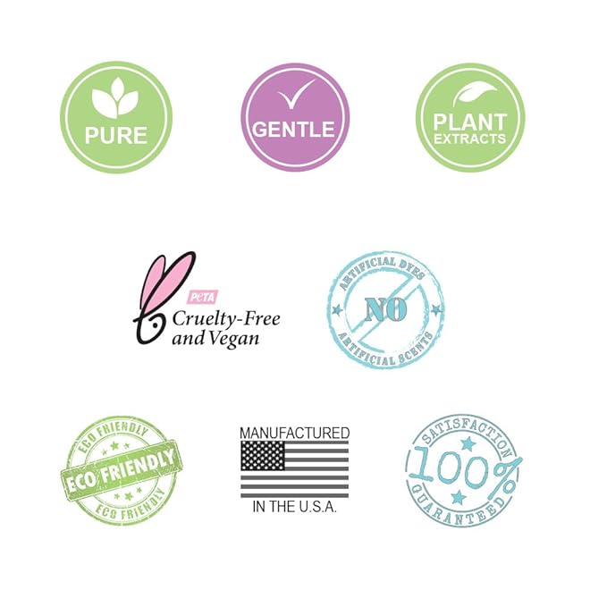 TotLogic Sulfate Free Baby Shampoo- Lavender Bliss Hair Care, 8 oz, No Phthalates, No Formaldehyde, Infused With Natural Antioxidants and Botanicals