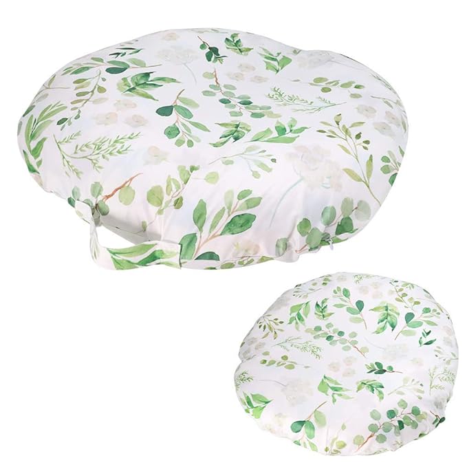 TANOFAR Green Leaf Lounger Cover for Newborn, Breathable & Reusable Removable Slipcover for Baby, Snugly Fit