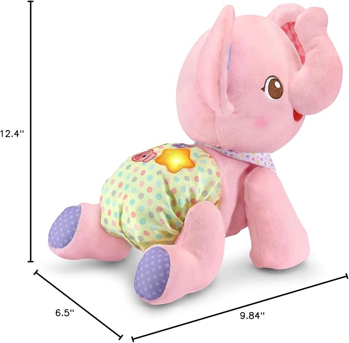 VTech Baby Explore and Crawl Elephant, Pink