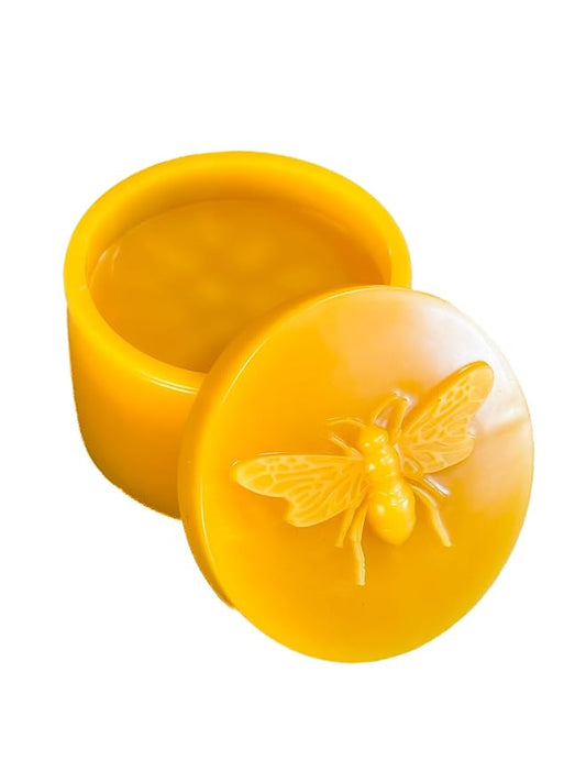NATURAL BEESWAX LOTION BAR Balm of Gilead Black Cottonwood Bud 2.5oz packaged Tinket Container with lid Made with Beeswax