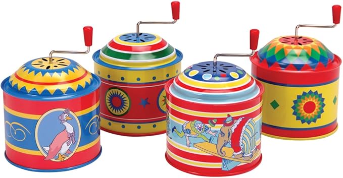 Tin Music Boxes Toy (each item sold separately)