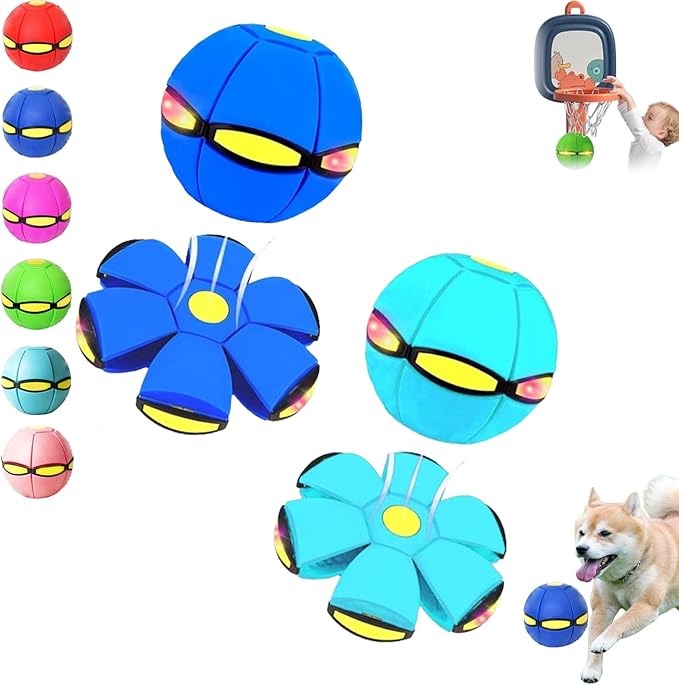 Child's Bouncing Ball, Magic Flying Saucer, Bouncy Ball, Child Bouncing Balls, Magic Pop Up Balls, Suitable for Indoor & Outdoor Use
