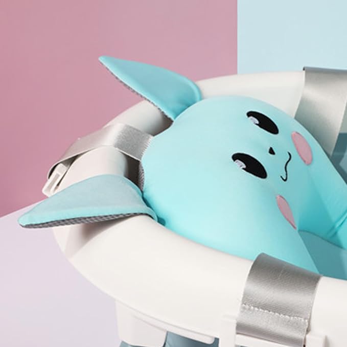 Cartoon Baby Bath Cushion Floating Shower Bed for Newborns and Infants Nonslip Designing Ergonomic Pad
