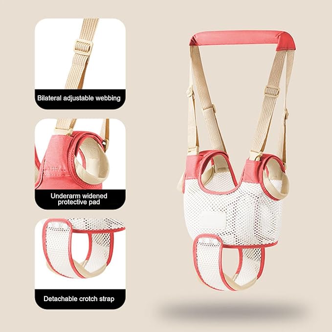 Generic Toddler Walking Harness - Walker Assistant Belt | 4-28 Months, Red, Unisex