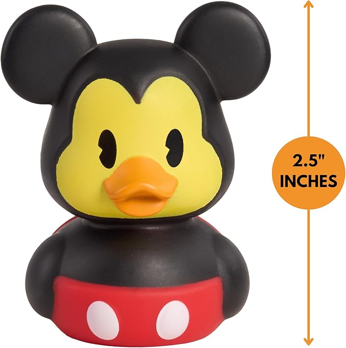 Just Play Characters, Mickey The Black Mouse 2.5" Rubber Duck