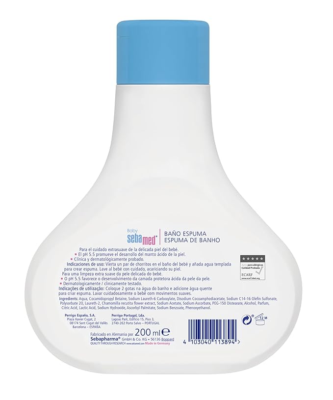 Sebamed Baby Bubble Bath 200ml