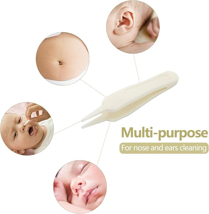 Baby Nose Tweezers Booger Nipper Plier Ear Wax Remover Cleaner Pack of 2