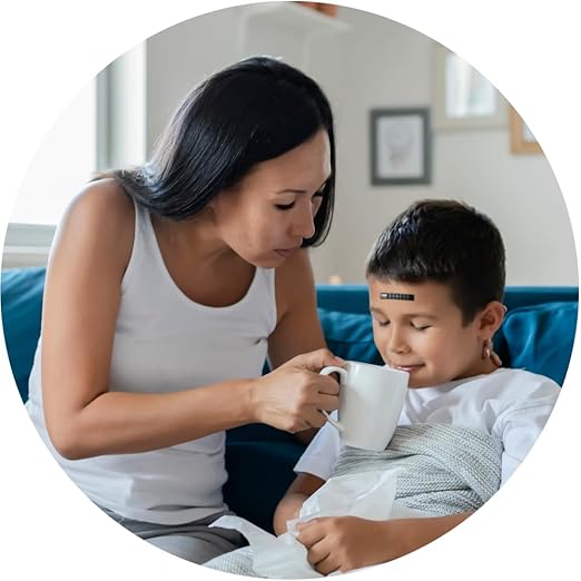 Fast Reading Disposable Forehead Thermometer Strips - Temp-N-Toss for Accurate & Hygienic Baby Temperature Measurement (12)