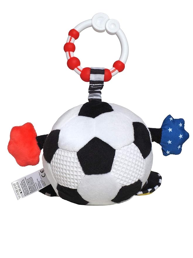 Newborn Soccer Ball | Soccer Baby Toy | Baby Gift | Extra Sensory Features for Babies and Infants | Part of The LITTLE SPORT STAR Collection