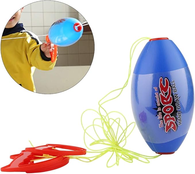 Alvinlite Zip Ball Sliding Zoom Ball for Children, Family Zoom Sliding Ball (Blue) Zip