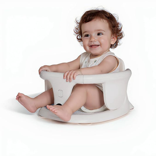 Baby Bath seat for Babies Sitting up Infant Bath tub Portable sit up Seats Bathing Chair Newborn Essentials Toddler Must Haves 0-12 Months Bathtub Sink Bather Sitting Shower Support Travel Ring