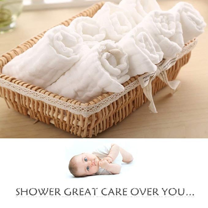 MUKIN Baby Washcloths (15Pack)