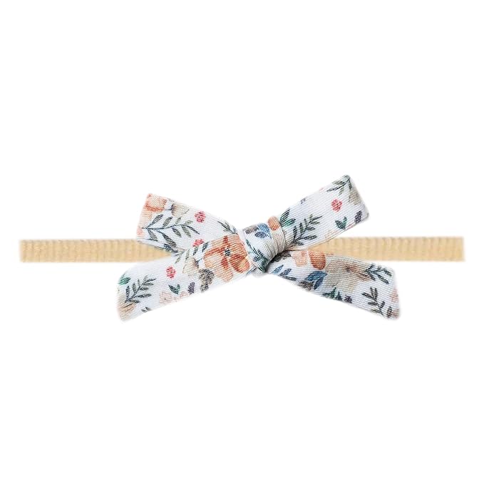 Copper Pearl Baby Bows: Stylish Headbands for Baby Girls, Premium Soft and Stretchy Baby Headbands, Perfect for Newborns, Trendy Designs - Autumn