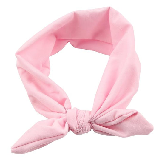 Baby Girl's Cute Toddler Bow Headbands Bowknot Rabbit Hairband Headwear for Daily Life Travel Photography (Pink)