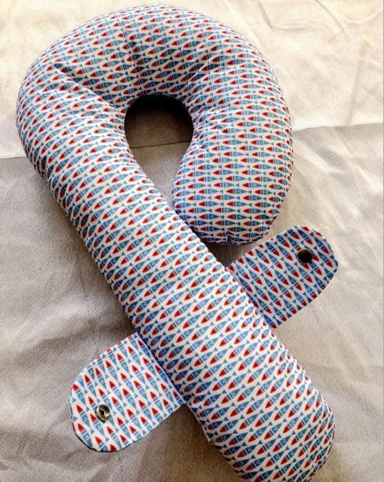 Car Seat Belt Cushion Kids Car Travel Pillow Head Neck Support Pillow Soft Neck Pillow Headrest Sleeping Pillow for Car Seat Airplane Train Ergonomic Pillow for Car Airplane Long Journeys