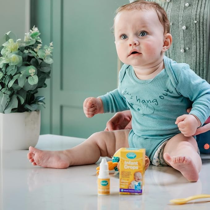 Colief Infant Digestive Aid | Gas Drops for Babies | Natural & Safe Infant Gas Relief | Reduces Baby Colic, Tummy Bloating, Fussing & Crying (0.24)