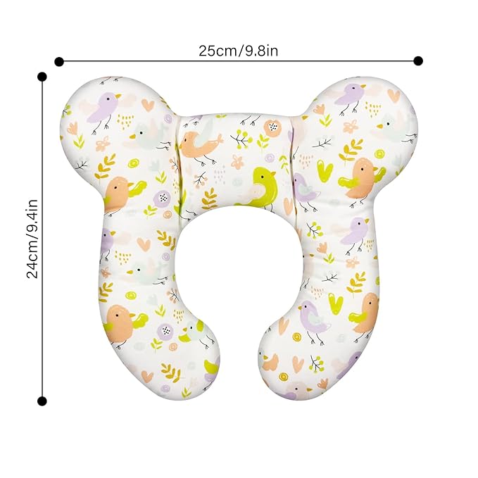 Baby Neck Pillow - Upgraded Baby Support Travel Head Pillow, Portable Headrest for Toddlers & Children for Car Rides, Planes, Road Trips (A1)