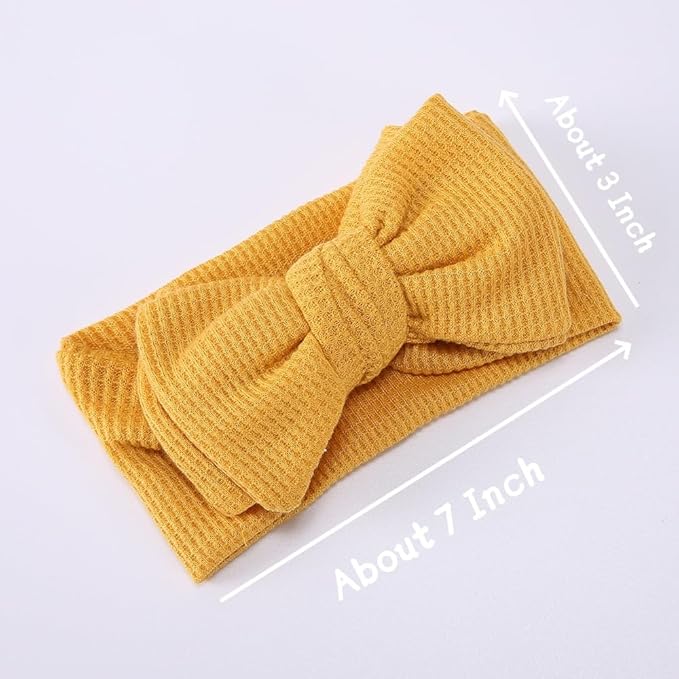 Baby Girl Headbands Nylon Bow Hair Accessories for Newborn Infants Toddlers (Y10, FZ)
