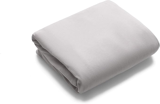 Bugaboo Stardust Fitted Cotton Sheet – 100% Natural, Breathable Cotton for Bugaboo Stardust Play Yard – Oeko-Tex® Certified, Soft & Machine Washable – Mineral White