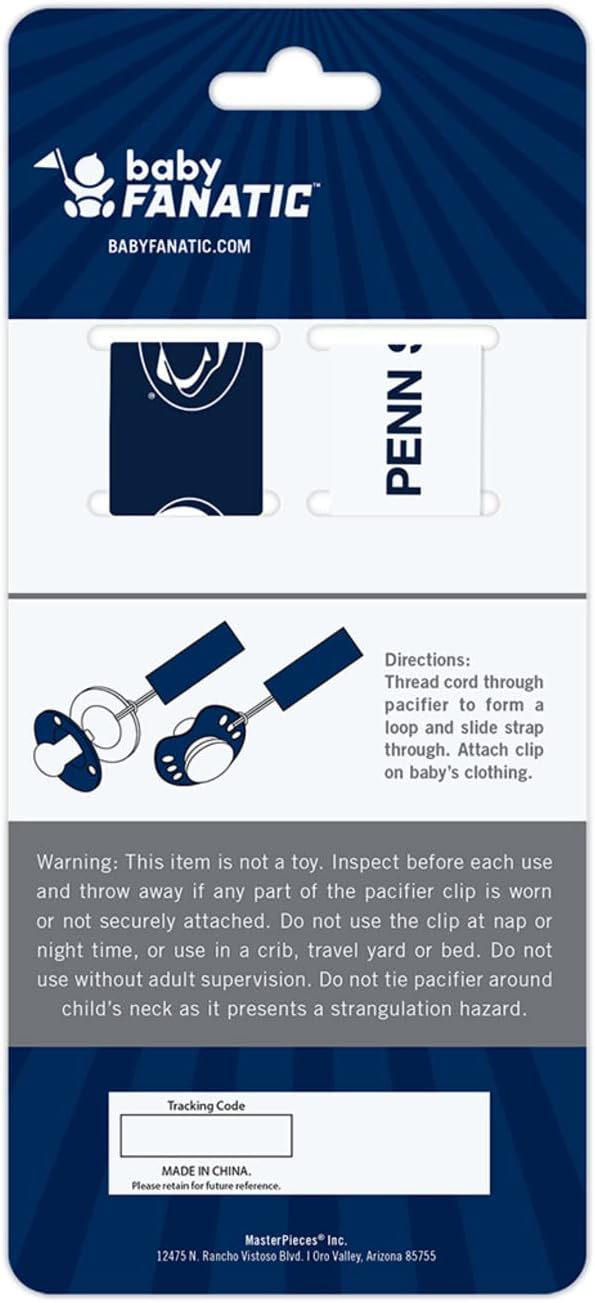 Baby Fanatic 2-Pack Pacifier Clips