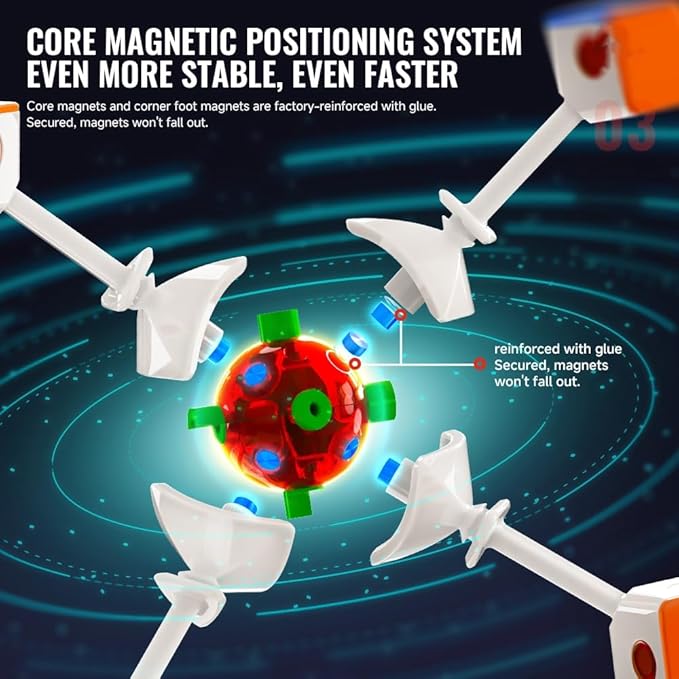 Bukefuno QY Magnetic 10x10 Speed Cube 72MM Magic Stickerless 10 M Education Toys Puzzle Cube 2025 QY 10x10x10 Professional Magnetic Cube