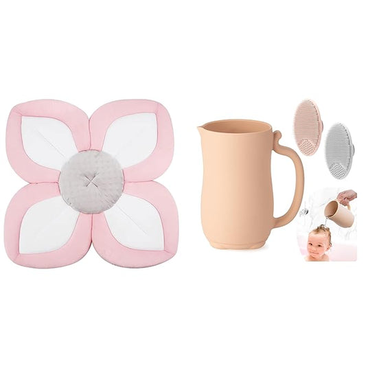 PandaEar Baby Bath Pad & Baby Bath Rinse Cup