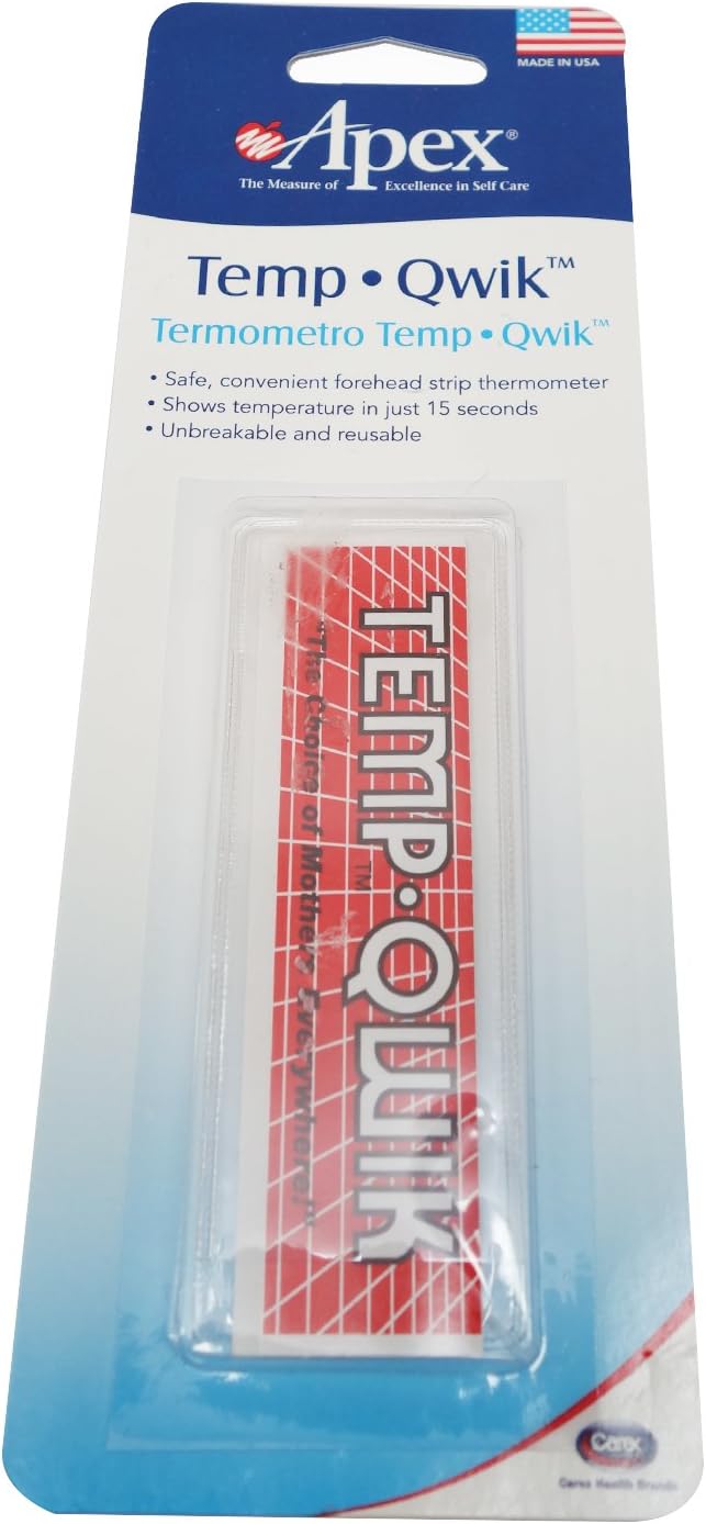 Apex Temp-Quik Forehead Strip Thermometer