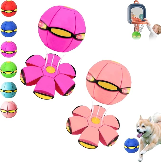 Child's Bouncing Ball, Magic Flying Saucer, Bouncy Ball, Child Bouncing Balls, Magic Pop Up Balls, Suitable for Indoor & Outdoor Use