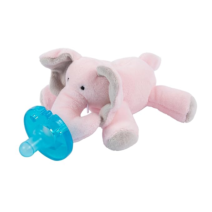 WubbaNub Infant Pacifier - Pink Elephant