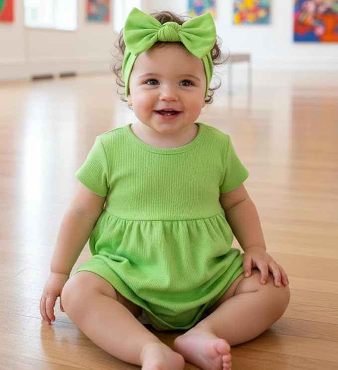 Baby Girl Headbands-Infant,Toddler Cotton Handmade Hairbands with Bows Child Hair Accessories