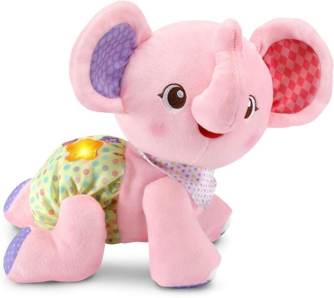 VTech Baby Explore and Crawl Elephant, Pink
