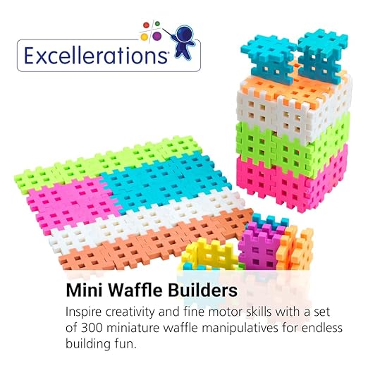 Excellerations Miniature Waffles Manipulative - Set of 300