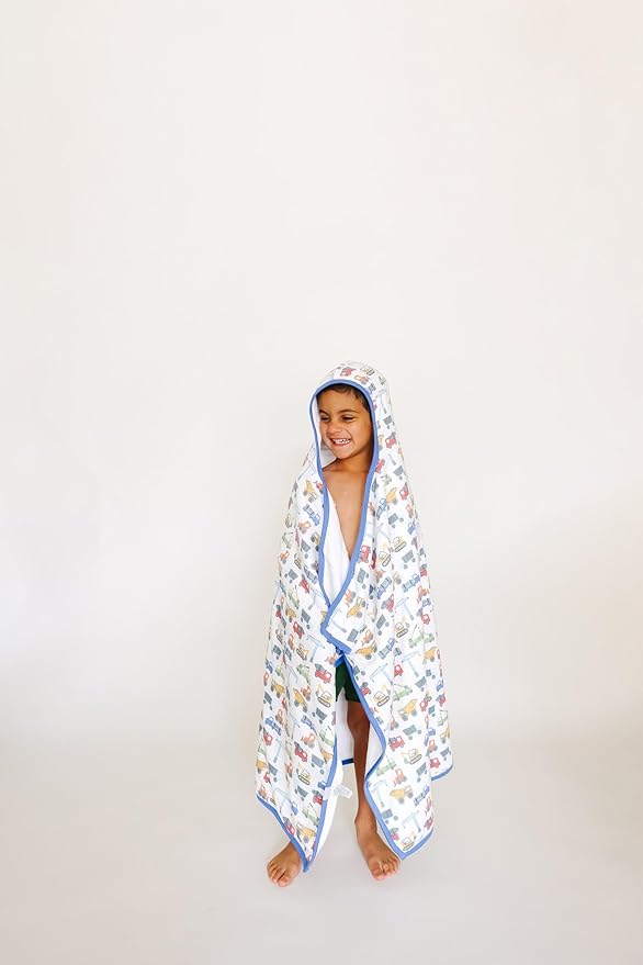 Copper Pearl Hooded Bath Towels Premium Knit/Terry Cloth Toddler Towels with Hood, Pockets, and Cool Designs - Great to Gift and Make Bath Time Fun - Big Kids Hooded Towel, Diesel