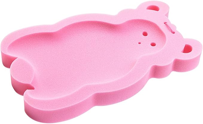 Baby Bath Cushion Infant Bath Sponge Bath Mat Removable Newborn Skid Proof Sponge Mat Soft Thicken Baby Bathtub Sponge Cushion for Newborn Baby Infant ()