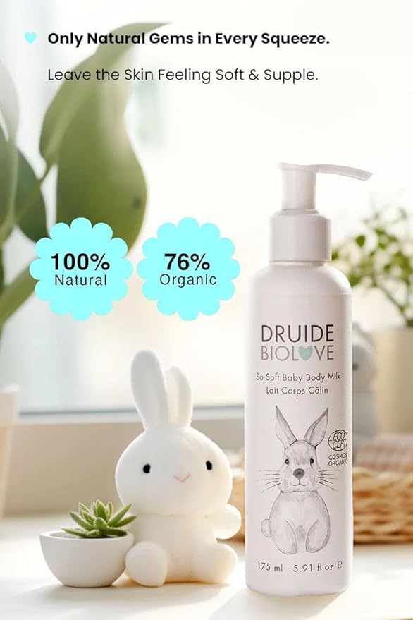BioLove So Soft Care Baby Moisturizing Cream Body Milk Toddler Lotion Made in Canada with Aloe Vera, Olive Oil &Oat Flour Gentle Hydration For Delicate Skin ,5.91 oz Size Chamomile,Orange, Star Anise
