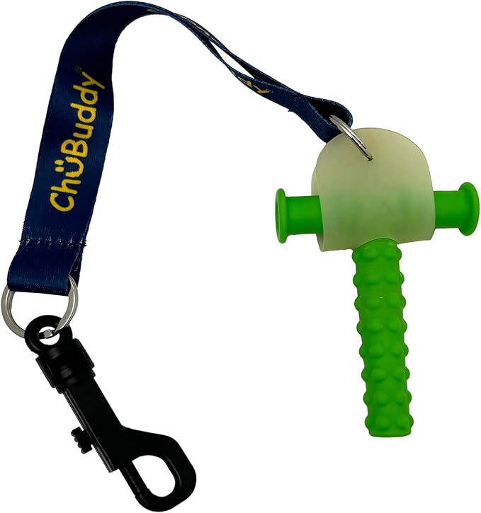 Chubuddy Chewy Holder - Navy Sublimated Tether & Natural Strap
