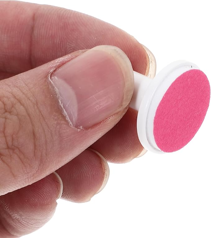Homoyoyo 12 Pack Baby Nail File Pads Standard Trimmer Heads for Electric Nail Buffer for Infants